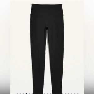 🆕 NWT Old Navy High-Waisted PowerPress Built-In Sculpt 7/8-Length Leggings
